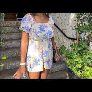 A Floral Romper
